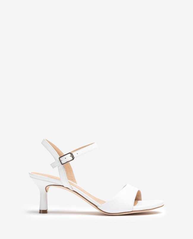 Sandales à talons moyens Unisa pour femme - Blanc Sandales à talons moyens Unisa pour femme - Blanc