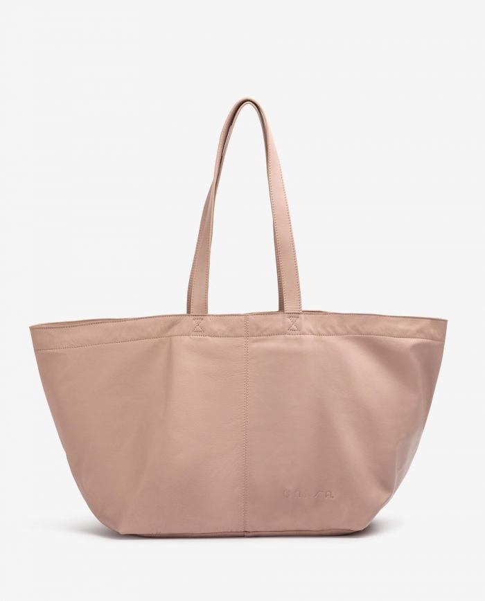 Sac maxi en cuir Unisa Femme - Rose Sac maxi en cuir Unisa Femme - Rose