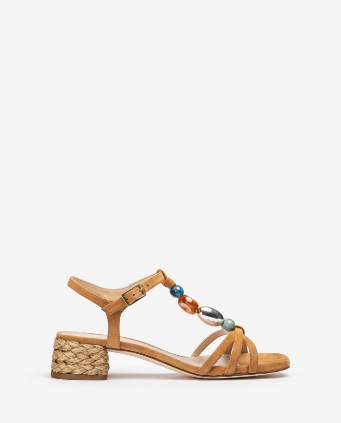 Sandales perlées Unisa pour femme - Marron Sandales perlées Unisa pour femme - Marron