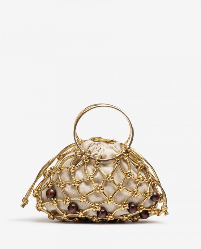 Petit sac noué Unisa Femme - Doré Petit sac noué Unisa Femme - Doré