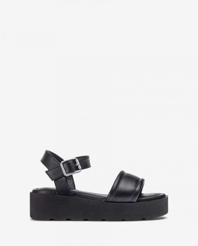 Sandales rembourrées Unisa pour femme - Noir Sandales rembourrées Unisa pour femme - Noir