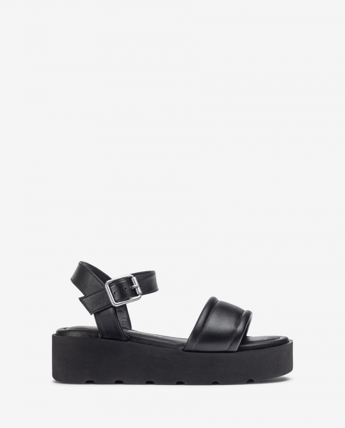 Sandales rembourrées Unisa pour femme - Noir Sandales rembourrées Unisa pour femme - Noir