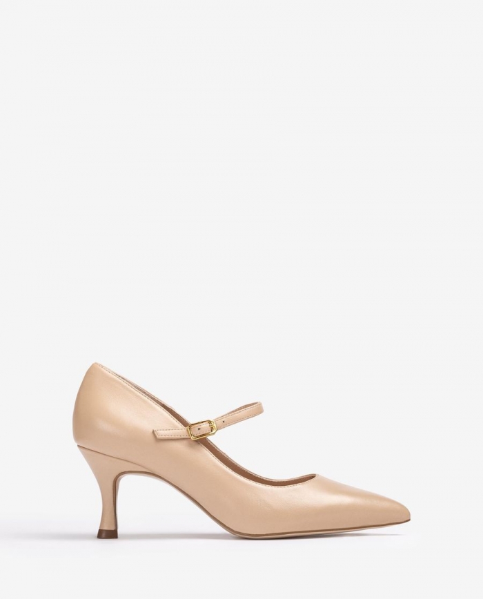 Escarpins Mary Jane à talon aiguille Unisa pour femme - Beige