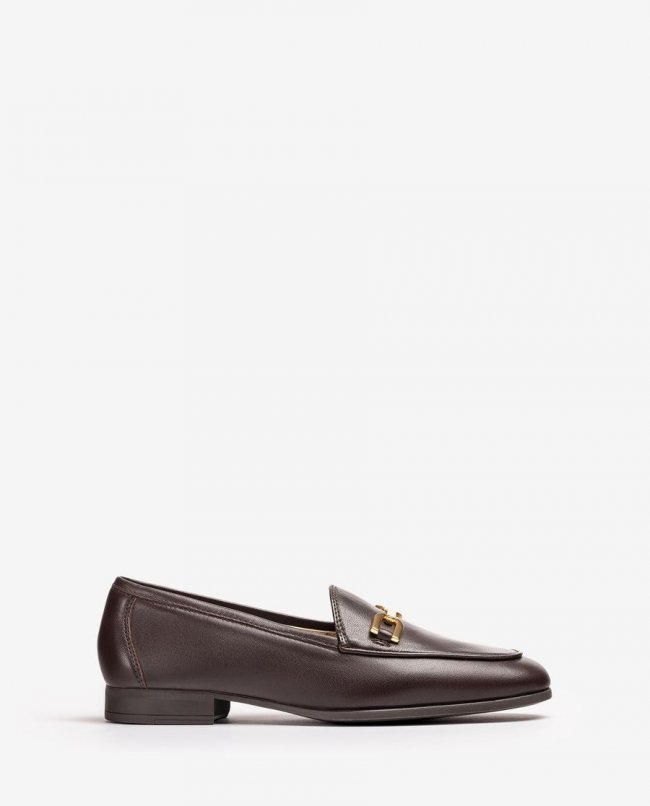 Mocassins à bout rond Unisa pour femme - Marron Mocassins à bout rond Unisa pour femme - Marron