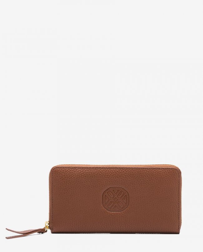 Portefeuille fin monogrammé Unisa Femme - Marron Portefeuille fin monogrammé Unisa Femme - Marron