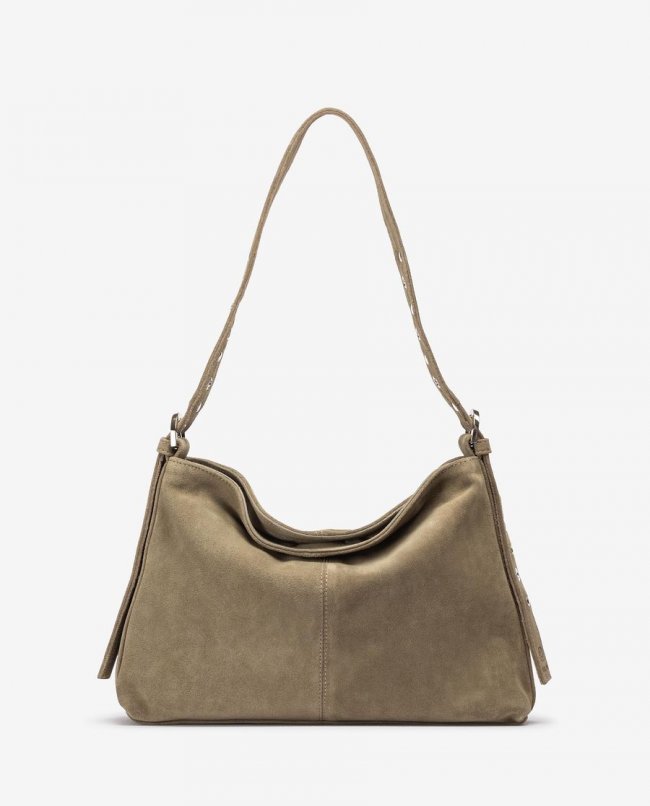 Sac cabas clouté moyen Unisa pour femme - Vert Sac cabas clouté moyen Unisa pour femme - Vert