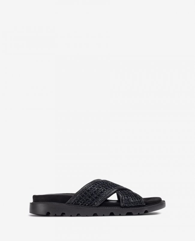 Sandales à semelle crantée Unisa pour femme - Noir Sandales à semelle crantée Unisa pour femme - Noir