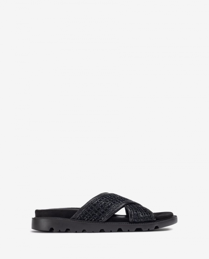 Sandales à semelle crantée Unisa pour femme - Noir Sandales à semelle crantée Unisa pour femme - Noir