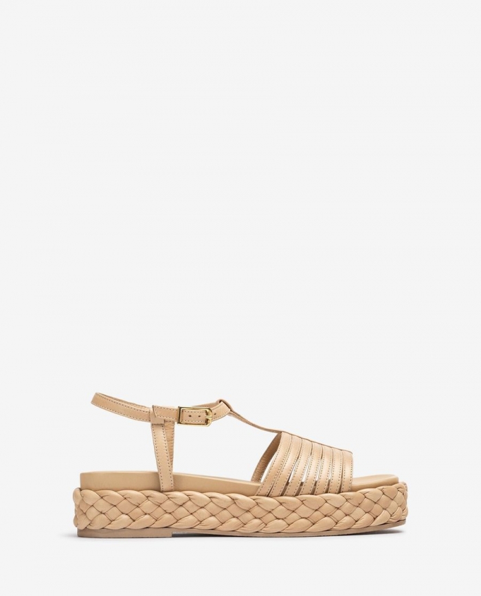 Sandales tressées Unisa pour femme - Beige Sandales tressées Unisa pour femme - Beige