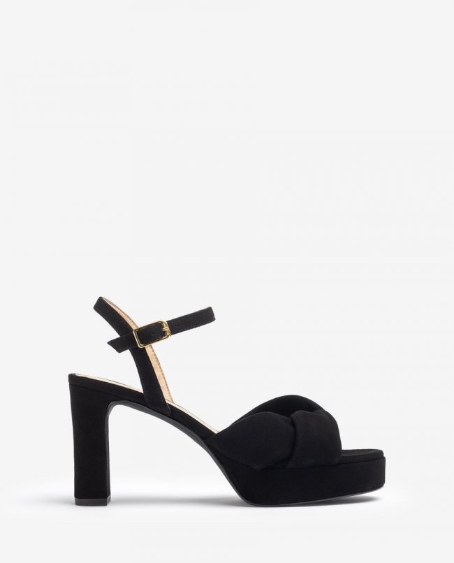 Sandales à larges brides croisées Unisa pour femme - Noir Sandales à larges brides croisées Unisa pour femme - Noir