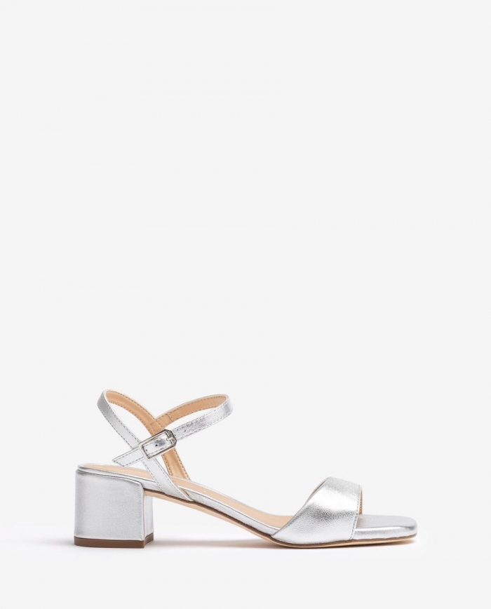 Sandales à talon carré Unisa pour femme - Argent Sandales à talon carré Unisa pour femme - Argent