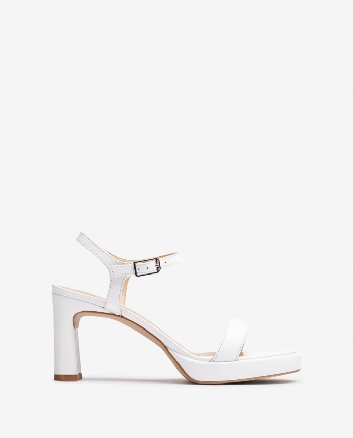 Sandales à plateforme et talon Unisa pour femme - Blanc Sandales à plateforme et talon Unisa pour femme - Blanc