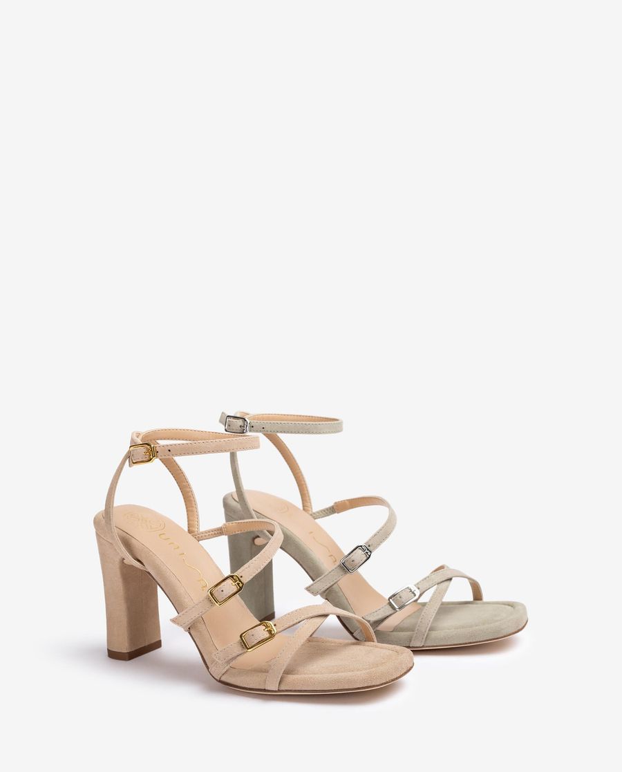 Sandales à brides et talons hauts Unisa Femme - Beige