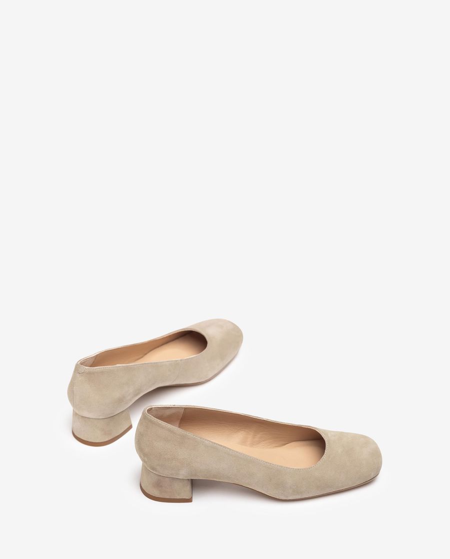 Escarpins à bout carré Unisa pour femme - Beige
