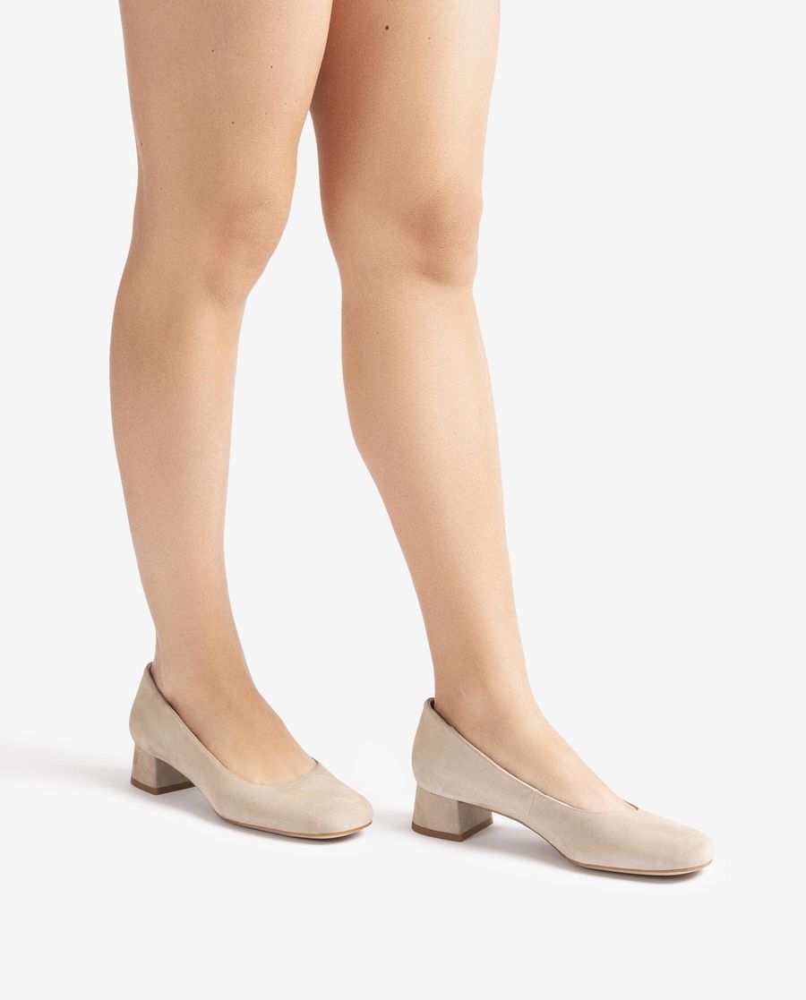 Escarpins à bout carré Unisa pour femme - Beige