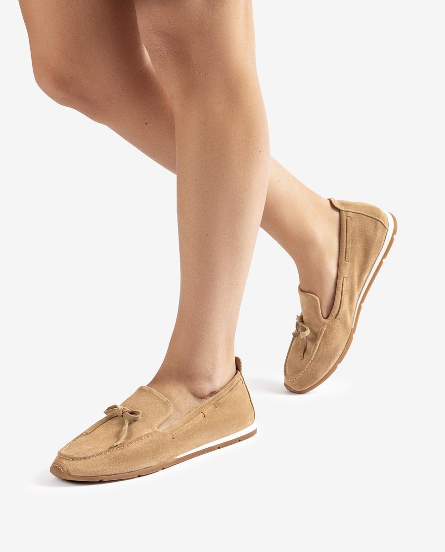 Mocassins bateau pour femme Unisa - Beige
