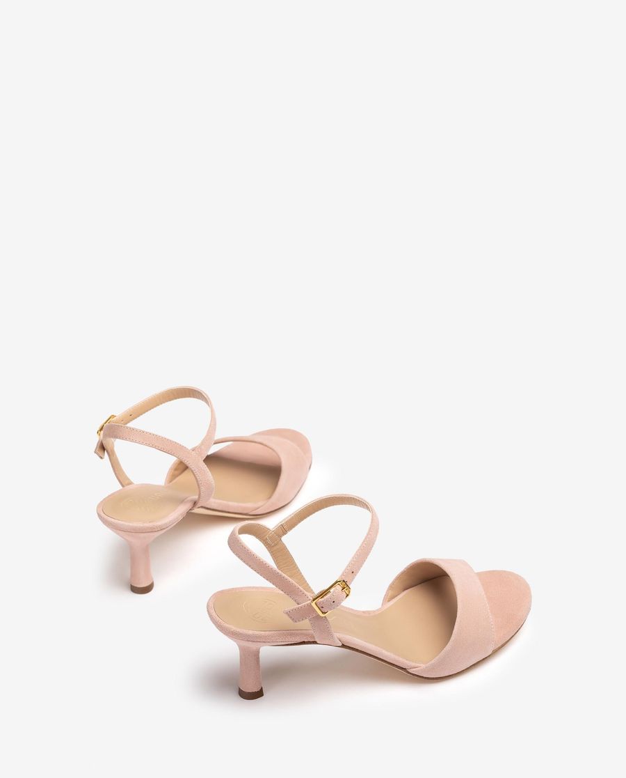 Sandales à talons mi-hauts Unisa pour femme - Rose