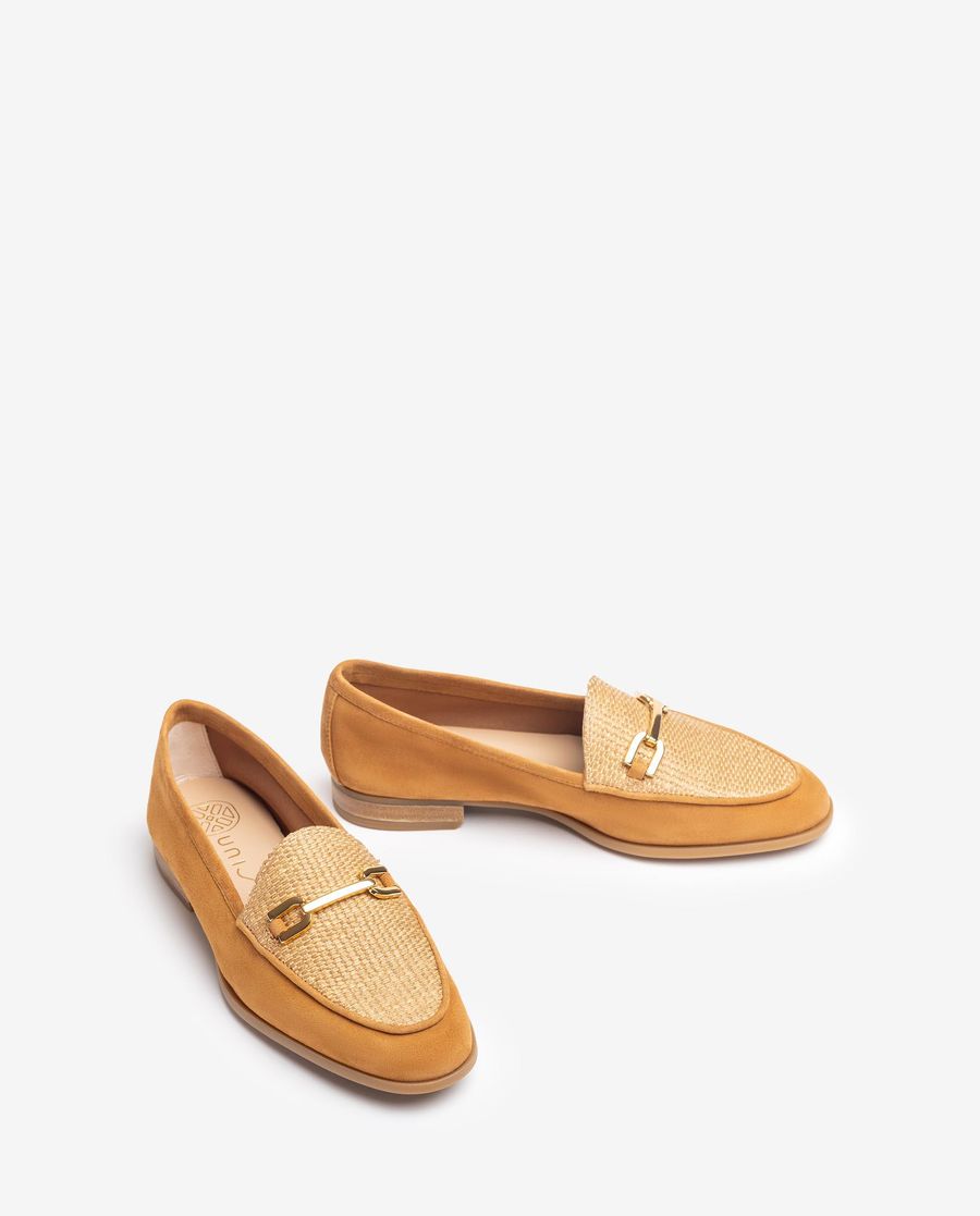 Mocassins ornés Unisa pour femme - Marron