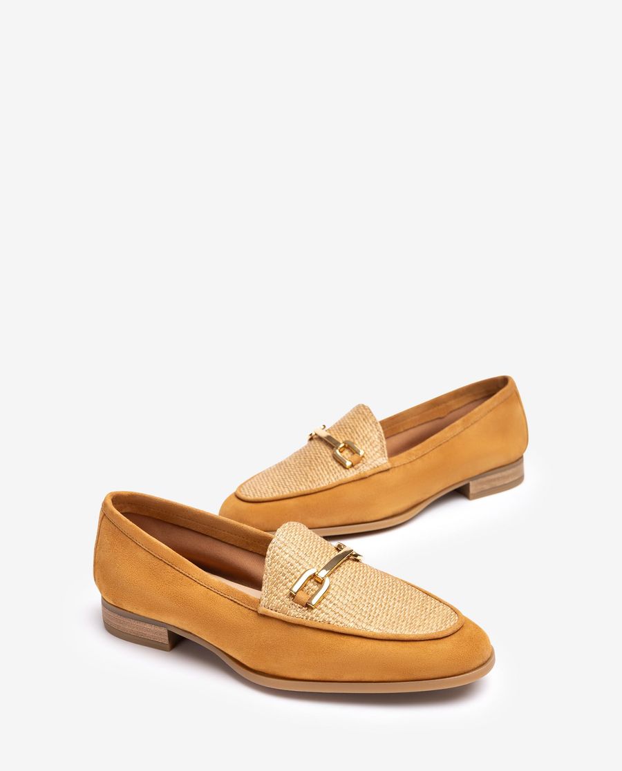 Mocassins ornés Unisa pour femme - Marron