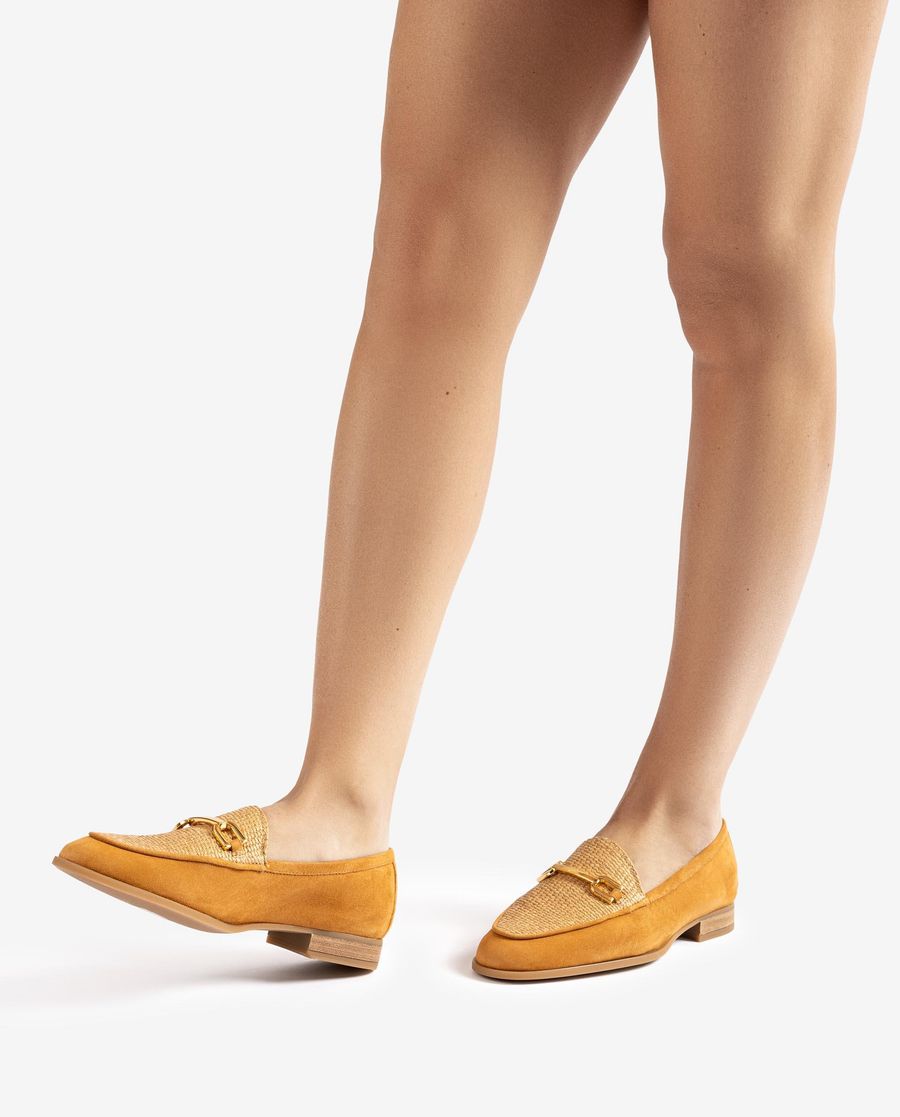Mocassins ornés Unisa pour femme - Marron