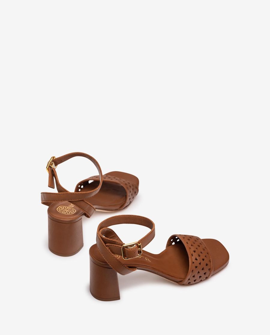 Sandales à bout ouvert Unisa pour femme - Marron