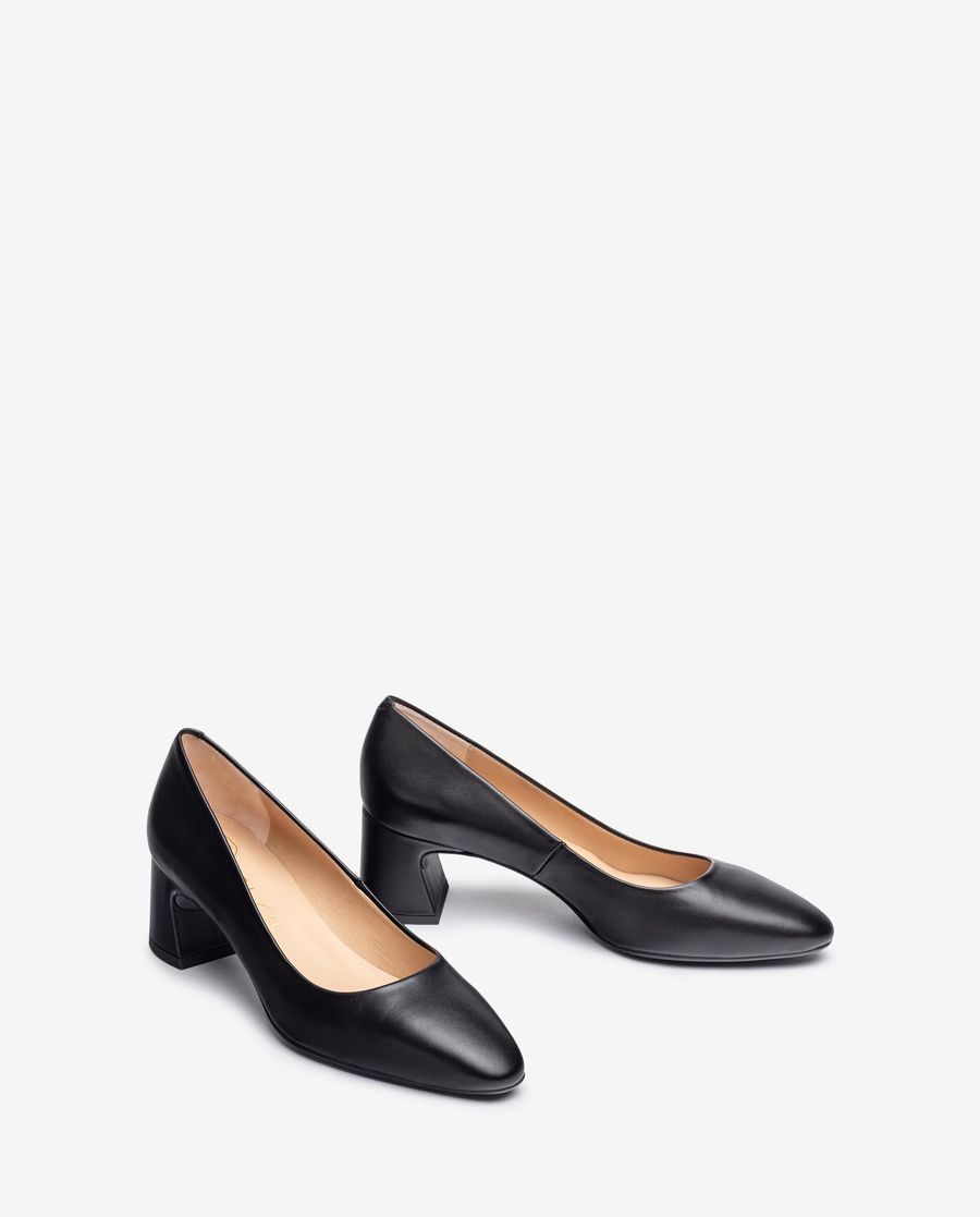Escarpins à bout carré Unisa pour femme - Noir
