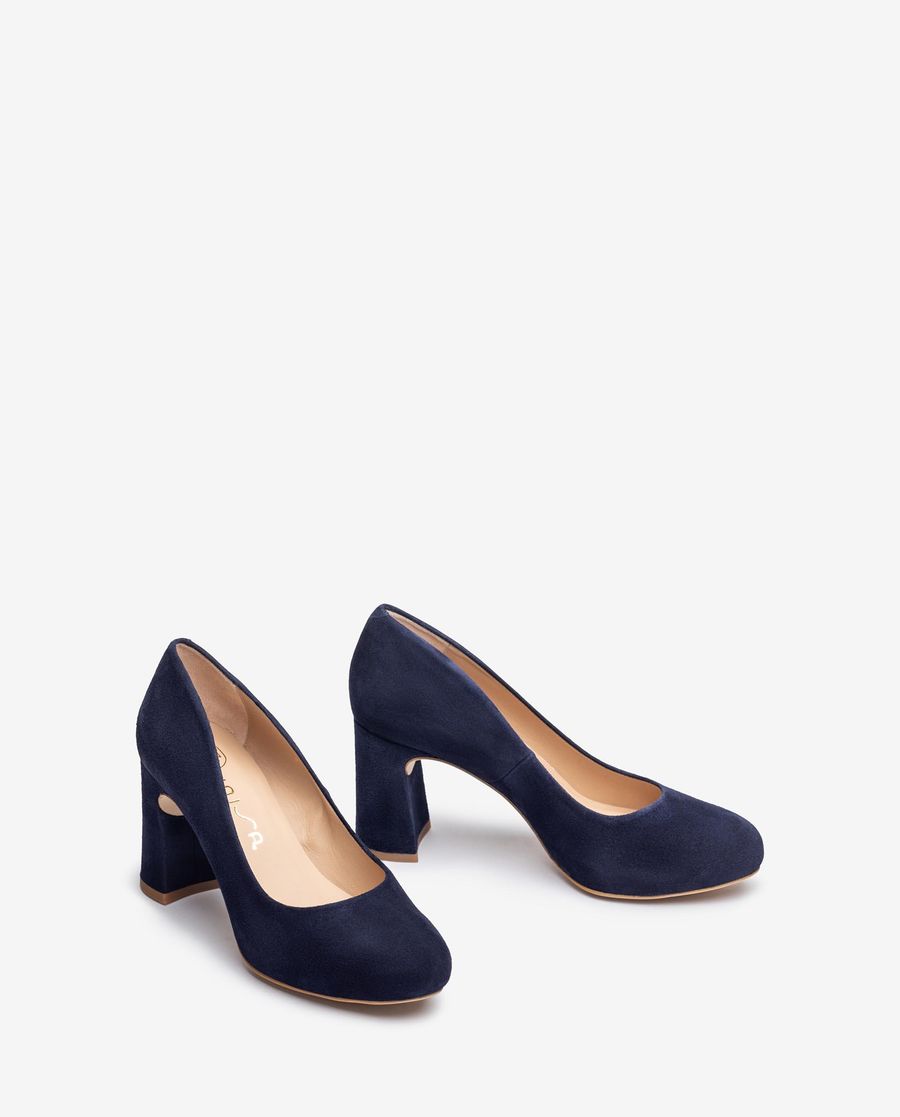 Escarpins à plateforme et talon intérieur Unisa pour femme - Bleu