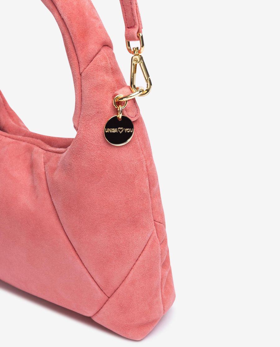 Unisa Sac à main en daim pour femme - Rose