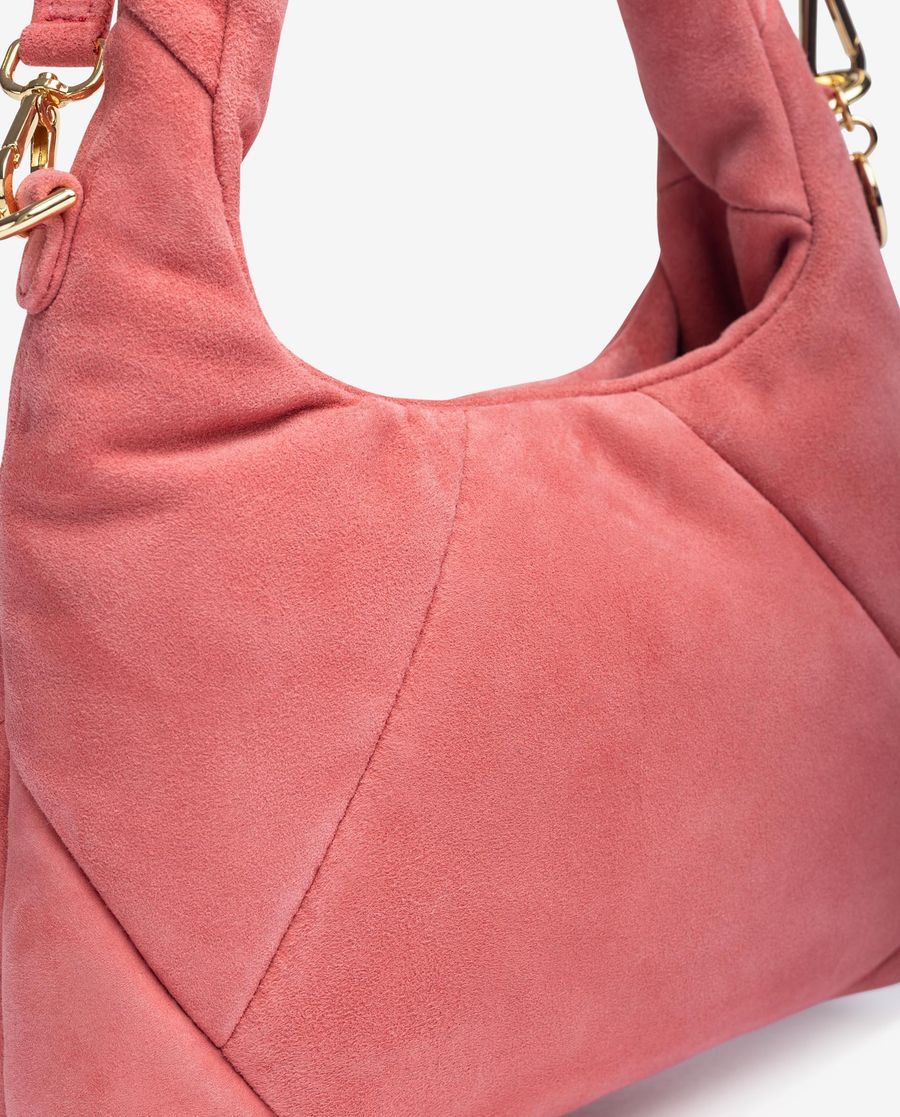 Unisa Sac à main en daim pour femme - Rose