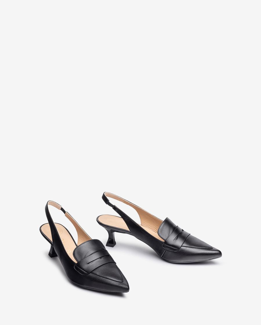 Unisa Chaussures à bride arrière avec masque pour les yeux - Noir
