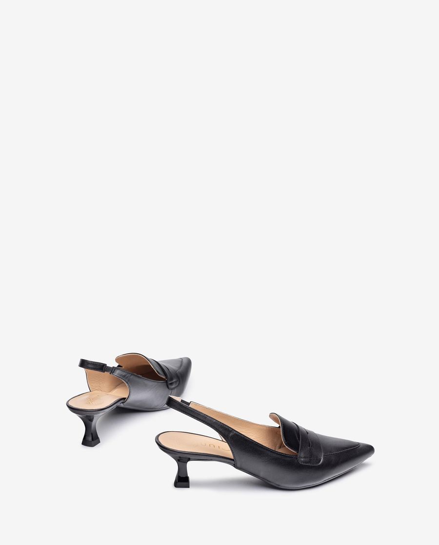 Unisa Chaussures à bride arrière avec masque pour les yeux - Noir