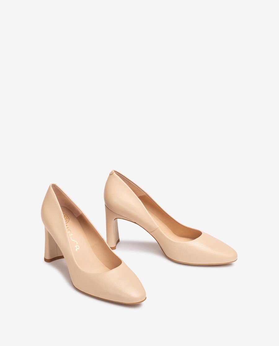 Escarpins à bout carré Unisa pour femme - Beige