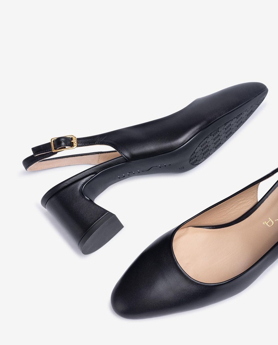 Escarpins à bride arrière Unisa pour femme - Noir