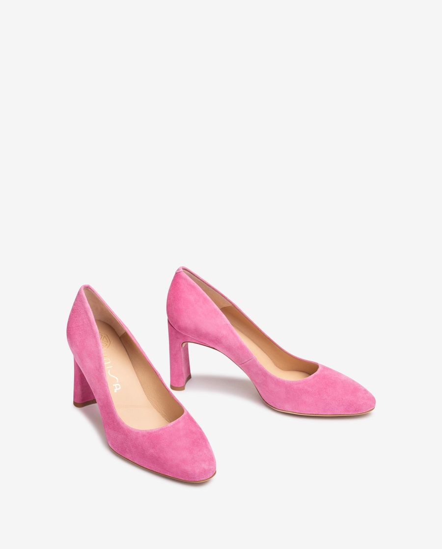 Escarpins à bout carré Unisa pour femme - Rose