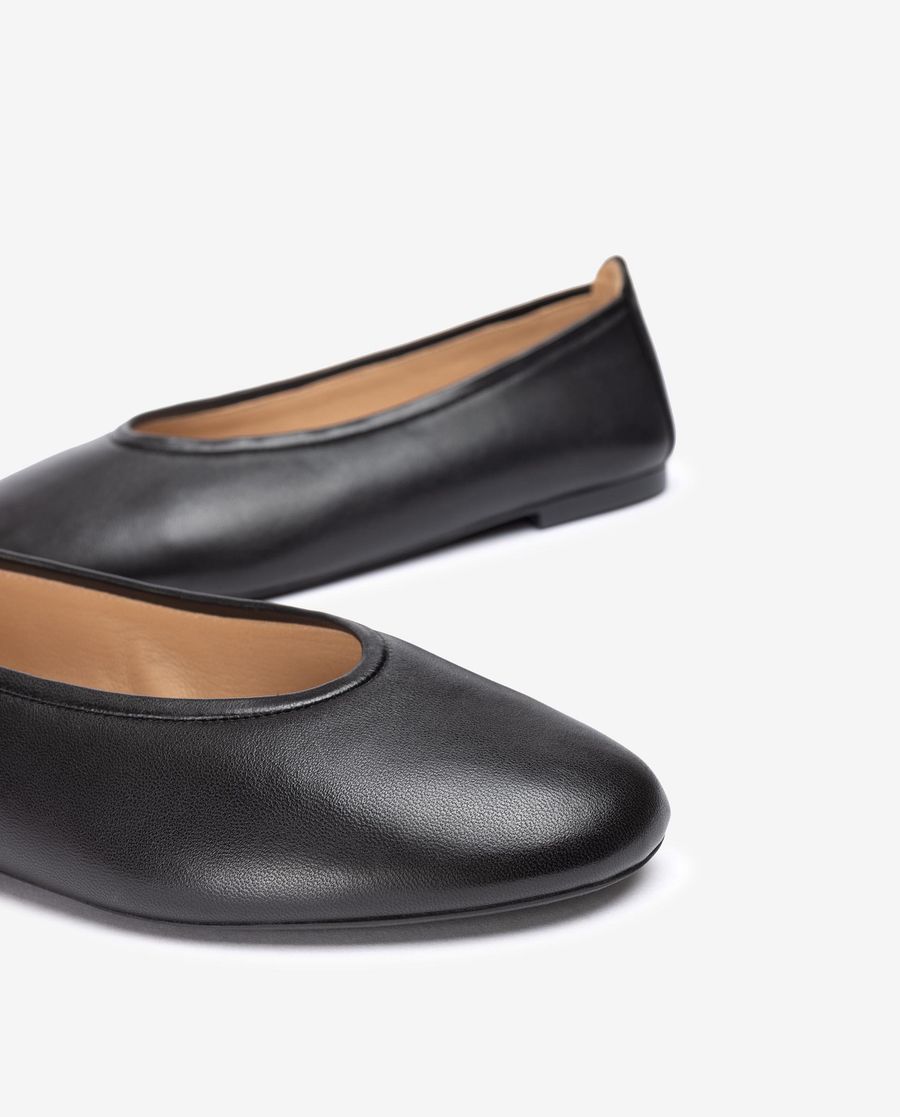 Ballerines Unisa pour femme Ballerines plates à bout rond - Noir