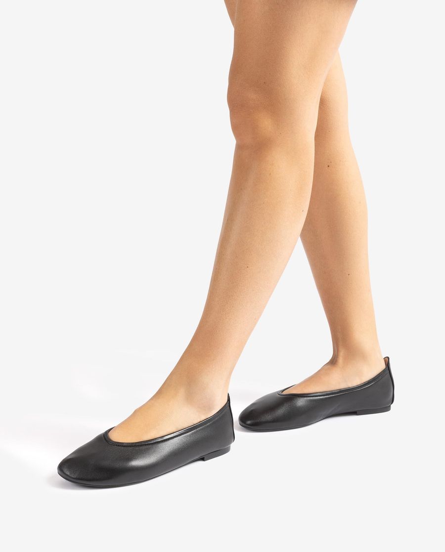 Ballerines Unisa pour femme Ballerines plates à bout rond - Noir