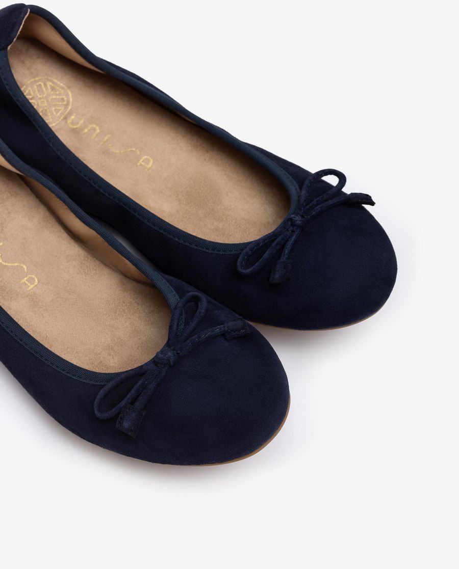 Unisa Ballerines rondes pour femme Bout pointu - Bleu