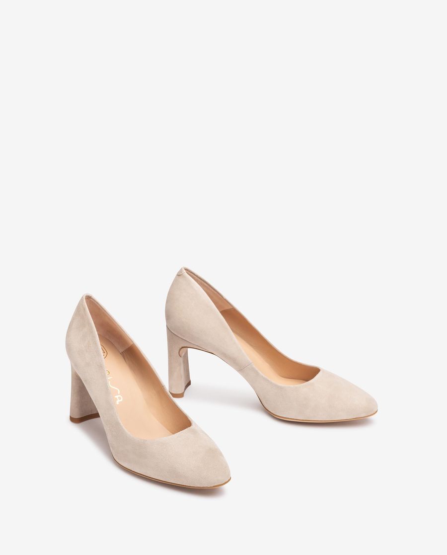 Escarpins à bout carré Unisa pour femme - Beige