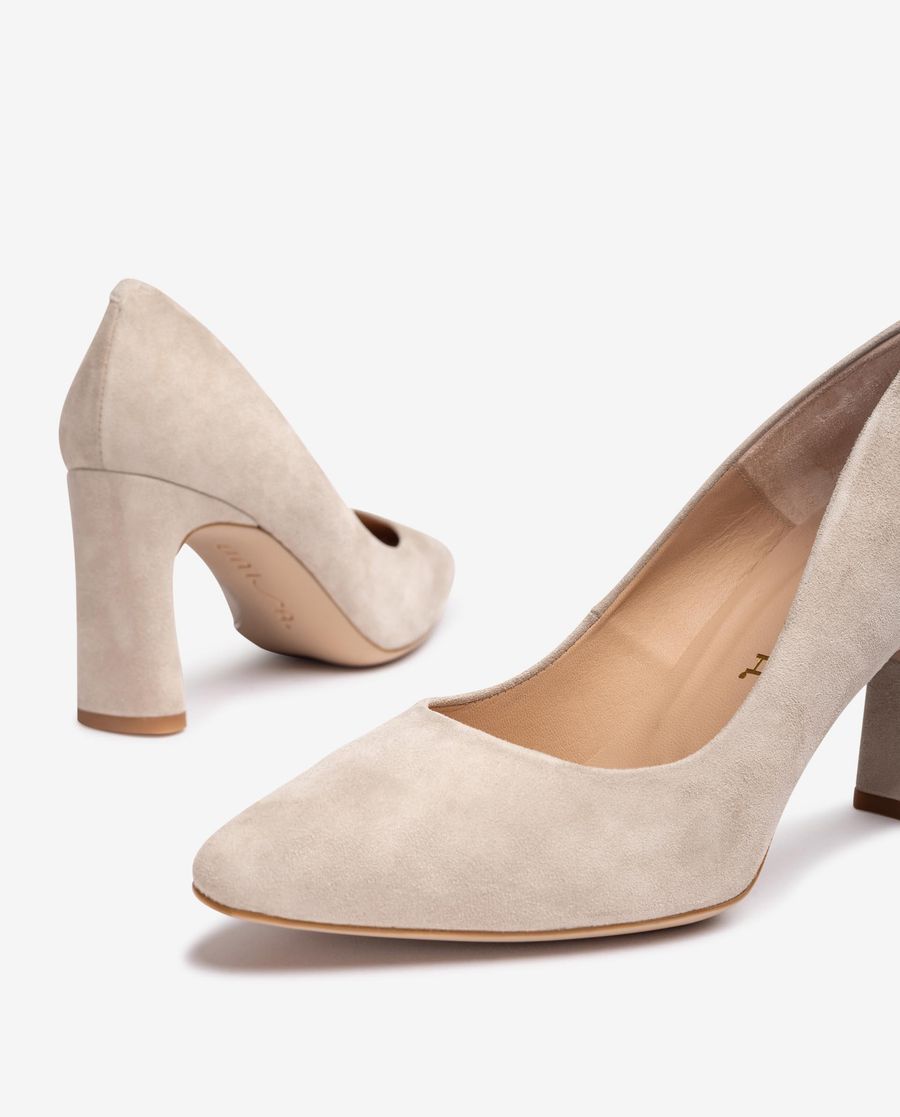 Escarpins à bout carré Unisa pour femme - Beige