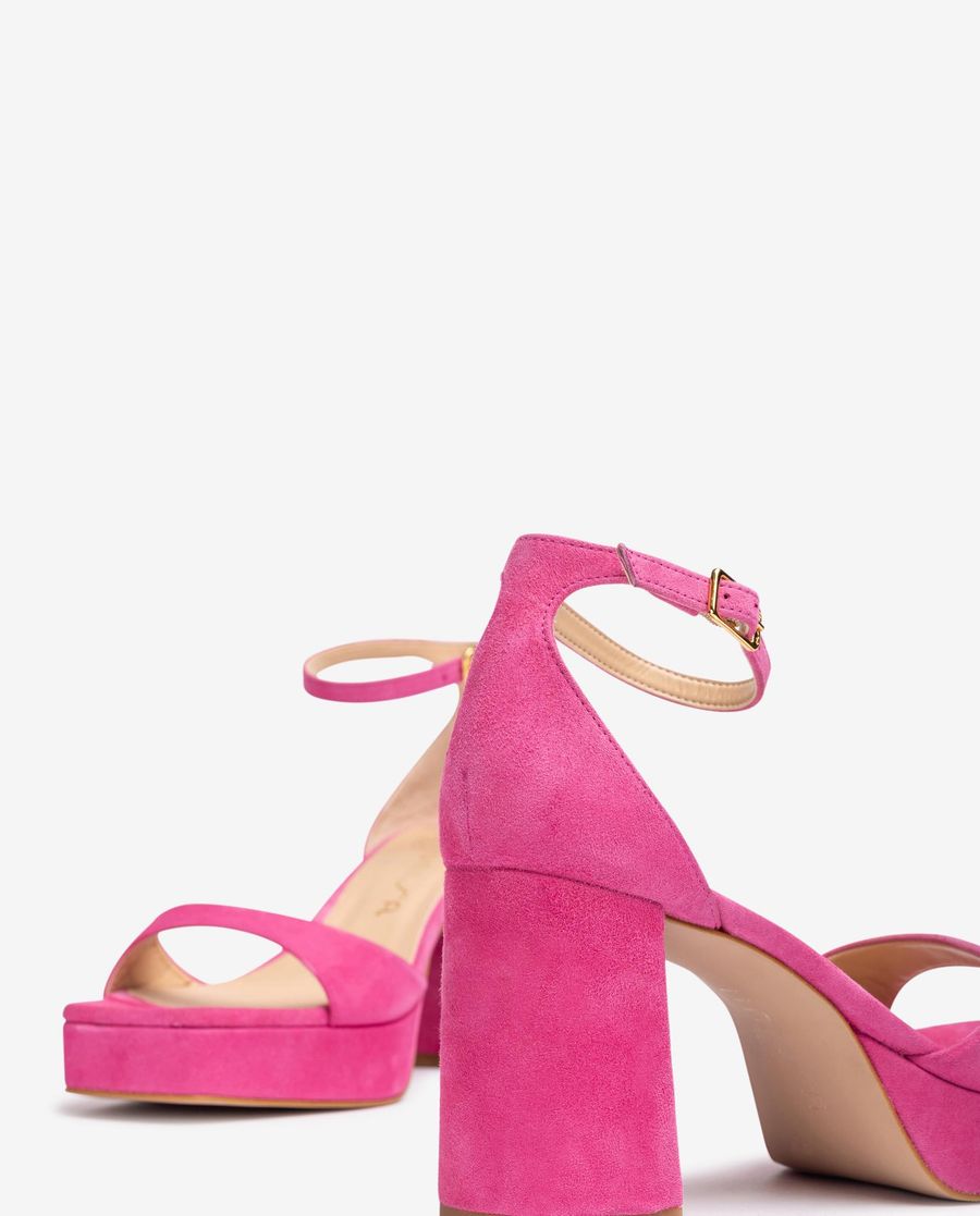 Sandales habillées à talon carré Unisa Femme - Rose