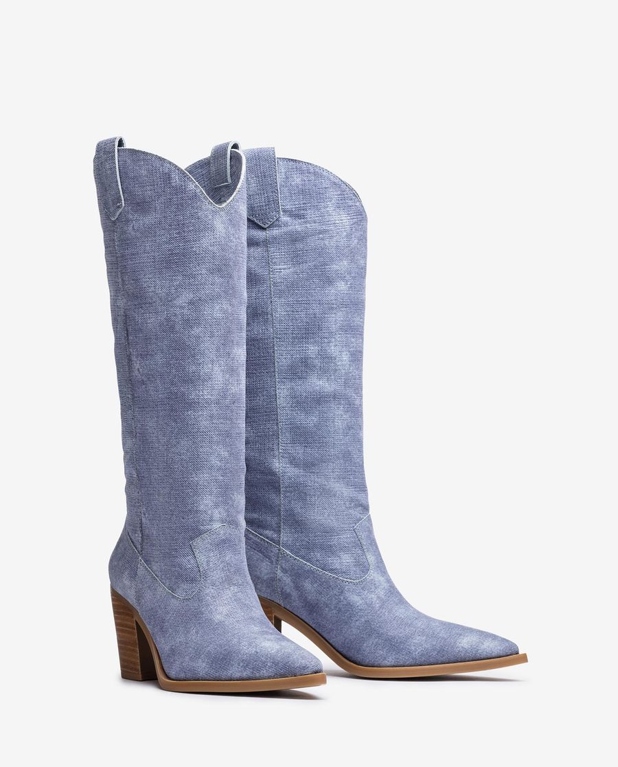 Bottes western Unisa pour femme - Bleu