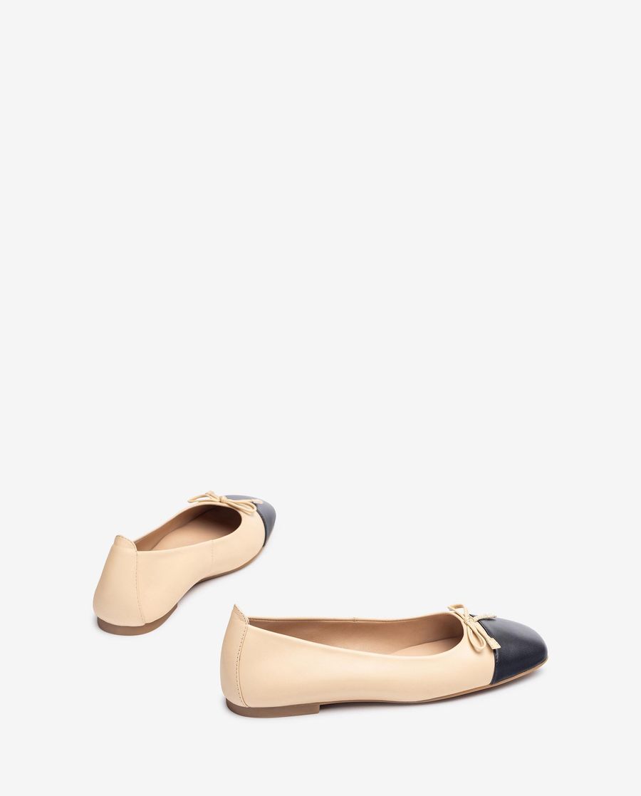 Ballerines Unisa Femme à bout carré - Beige