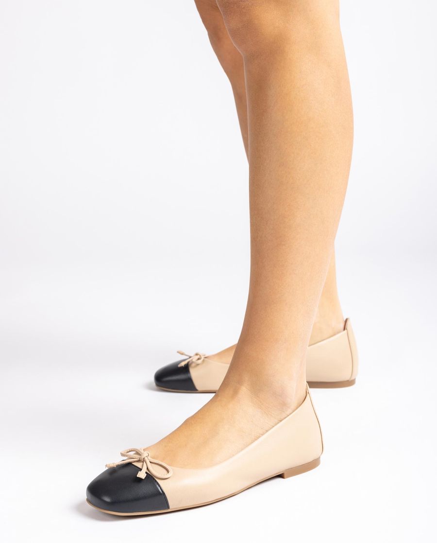 Ballerines Unisa Femme à bout carré - Beige
