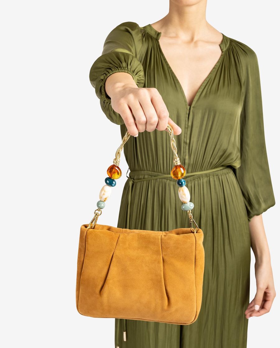 Sac à main Unisa avec poignées décoratives - Marron