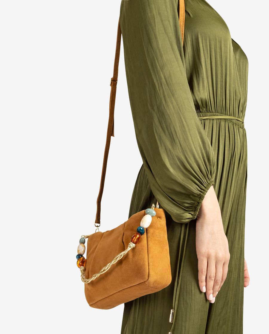 Sac à main Unisa avec poignées décoratives - Marron