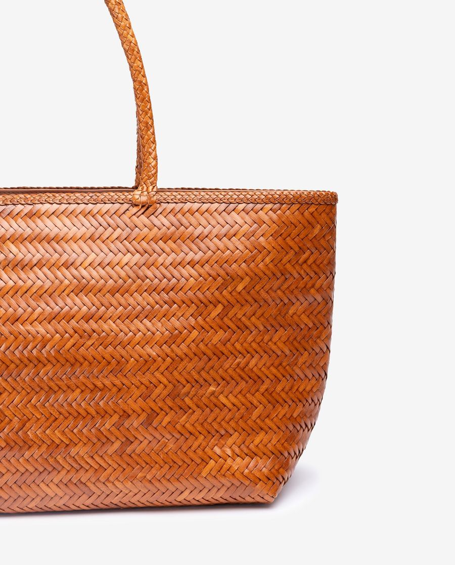 Sac cabas tressé Unisa Femme - Marron