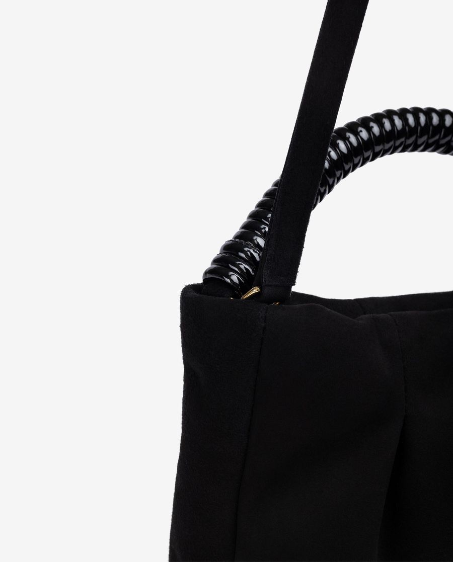Sac à main en daim Unisa pour femme - Noir