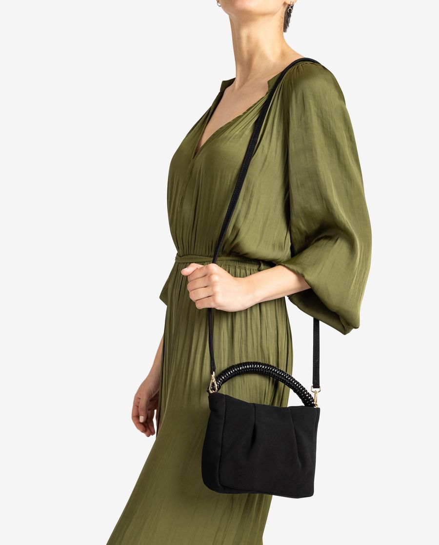 Sac à main en daim Unisa pour femme - Noir