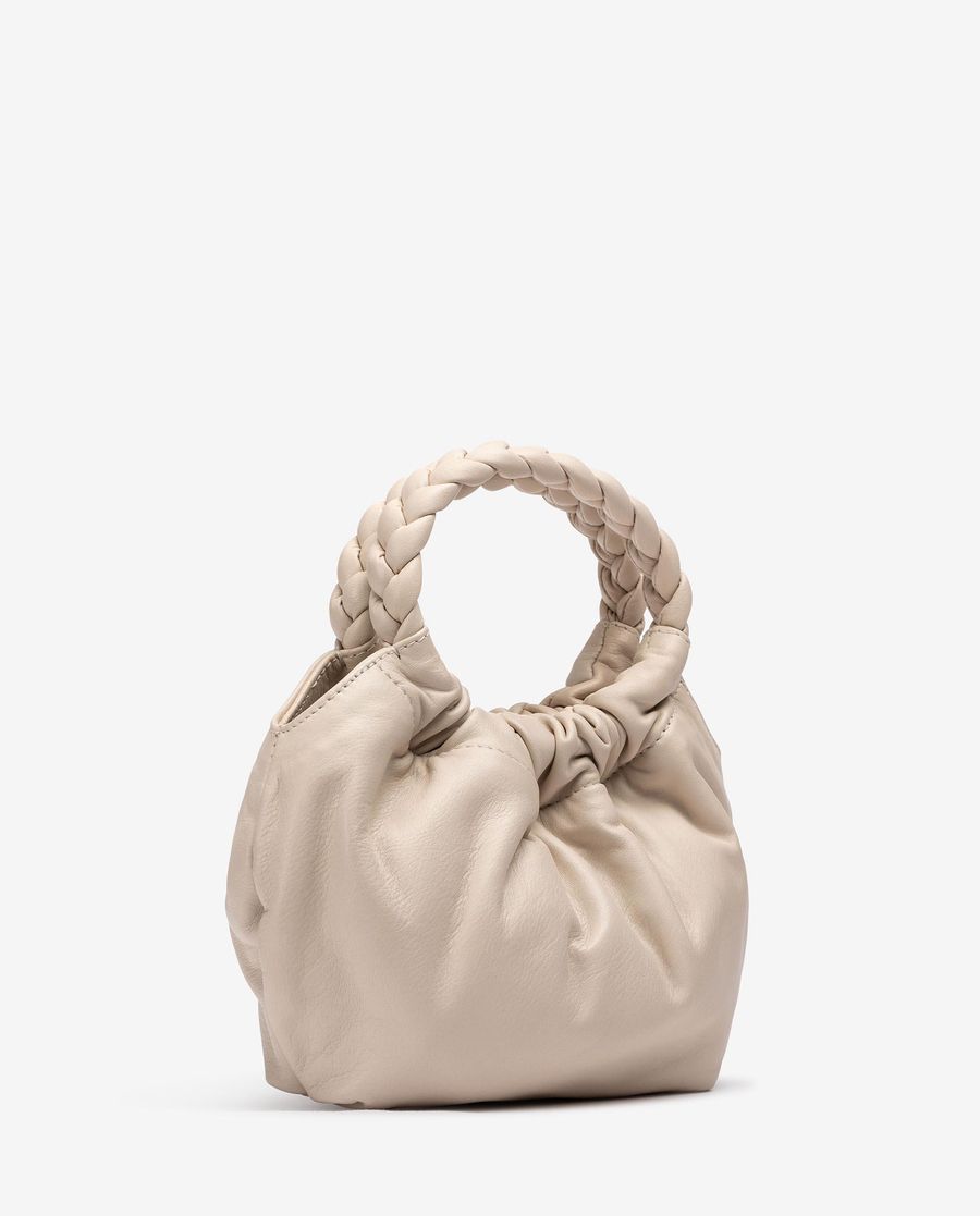 Petit sac Unisa avec anses tressées - Blanc