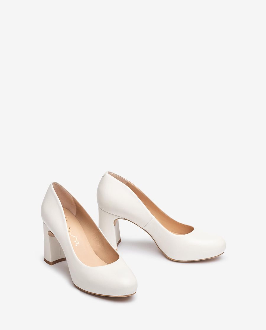 Escarpins à plateforme pour femme - Blanc